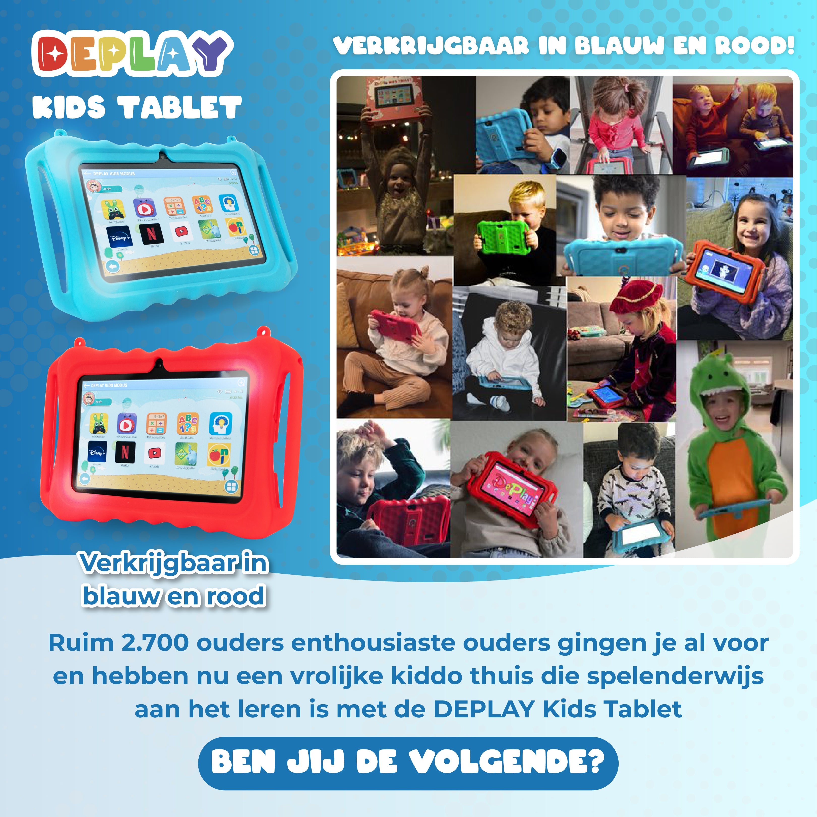DEPLAY Kids Tablet - Blau